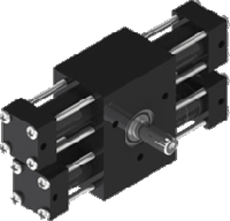 A12 Three-Position Rotary Actuator