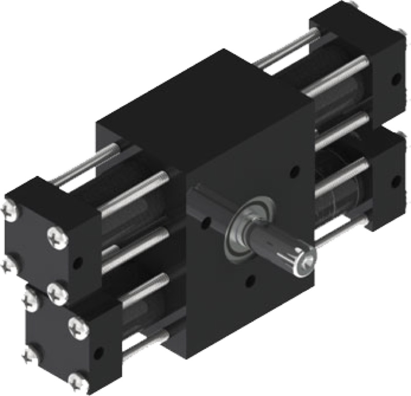 A12 Dual-Rack Rotary Actuator