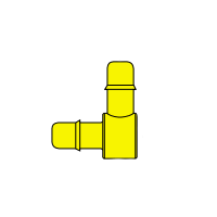 Hose Barb Connectors - 1/16FLB2