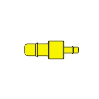 Hose Barb Connectors - RC4-2 1/2