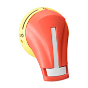 S1 Pistol Handle, External Mount, Red/Yellow, Nema 4/4X