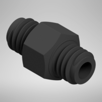 F312025, Fitting, 10-32 Nipple, Nylon