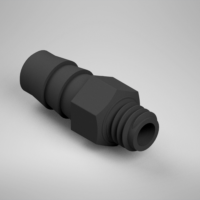 F312086, Fitting, 10-32 X .170" Nylon