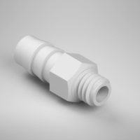 F312086PP, Fitting, 10-32 X .170" Polypropylene