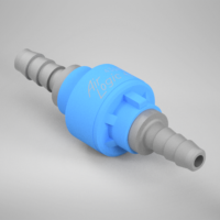 F97043P85, 43um (Micron, µm) Threaded Inline Filter, 1/8 Inch Barbs
