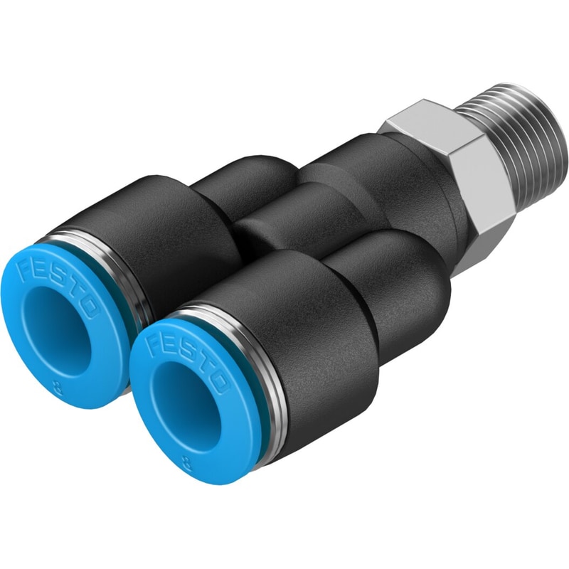 QSY-1/8-8 Push-in Y-fitting