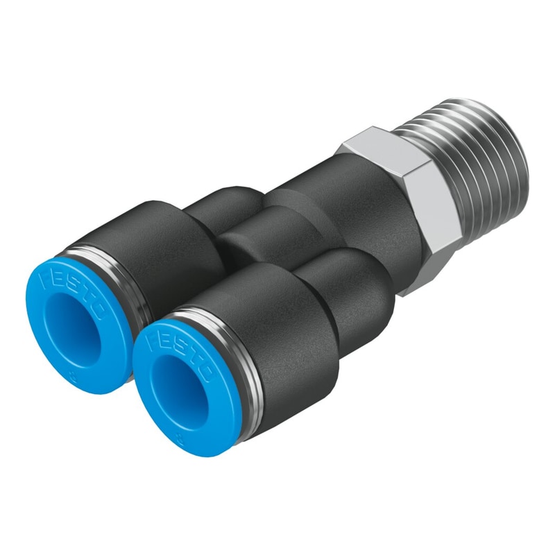 QSY-1/4-8 Push-in Y-fitting