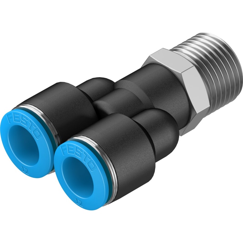 QSY-1/2-12 push-in Y-fitting