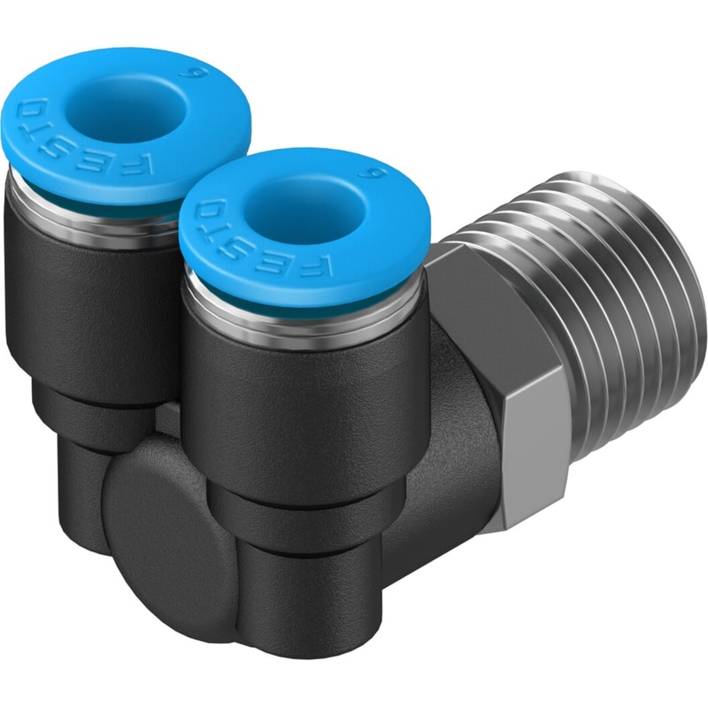 QSYL-1/4-6 push-in Y-fitting - Image 2