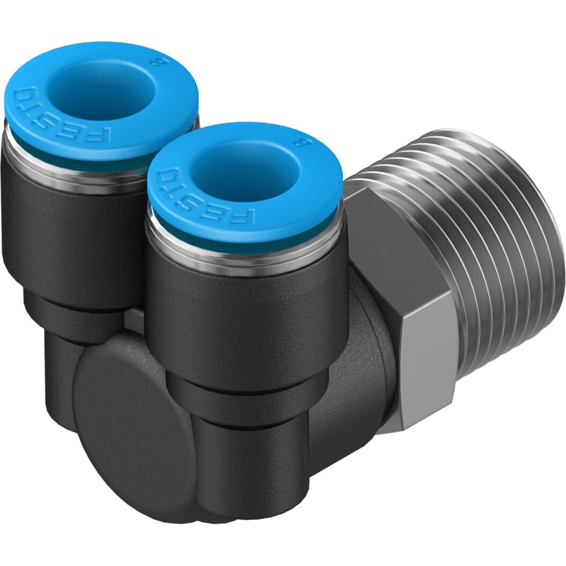 QSYL-3/8-8 push-in Y-fitting - Image 2