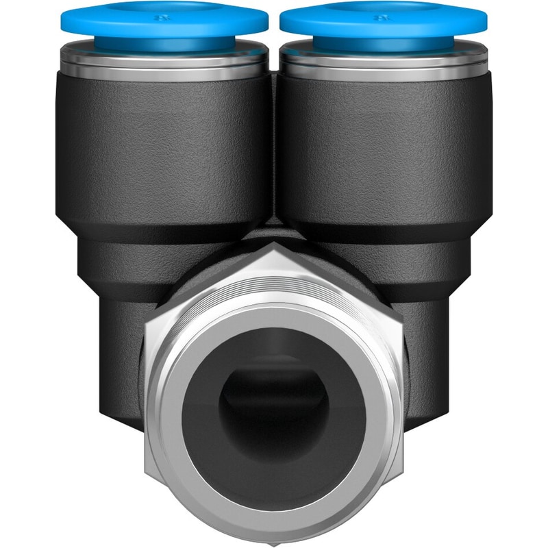 QSYL-3/8-8 push-in Y-fitting - Image 4