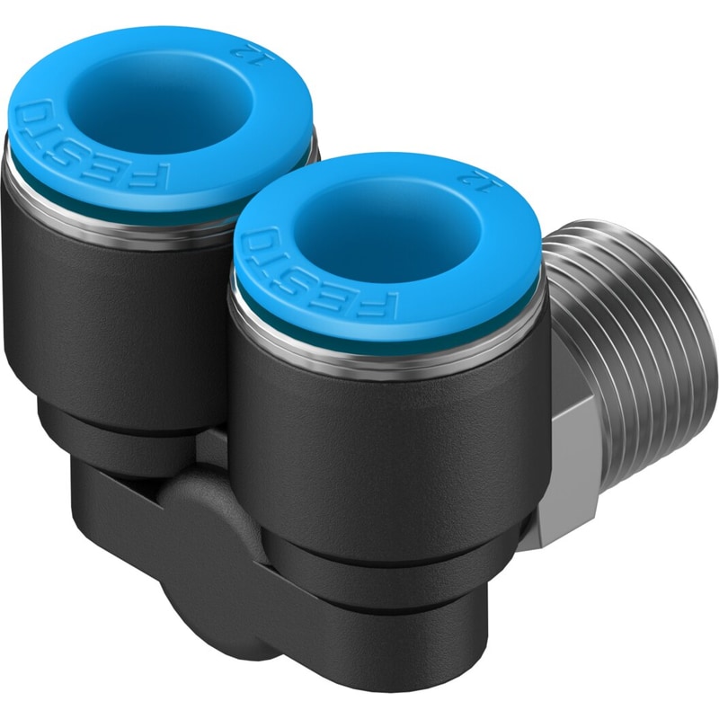 QSYL-3/8-12 push-in Y-fitting - Image 2