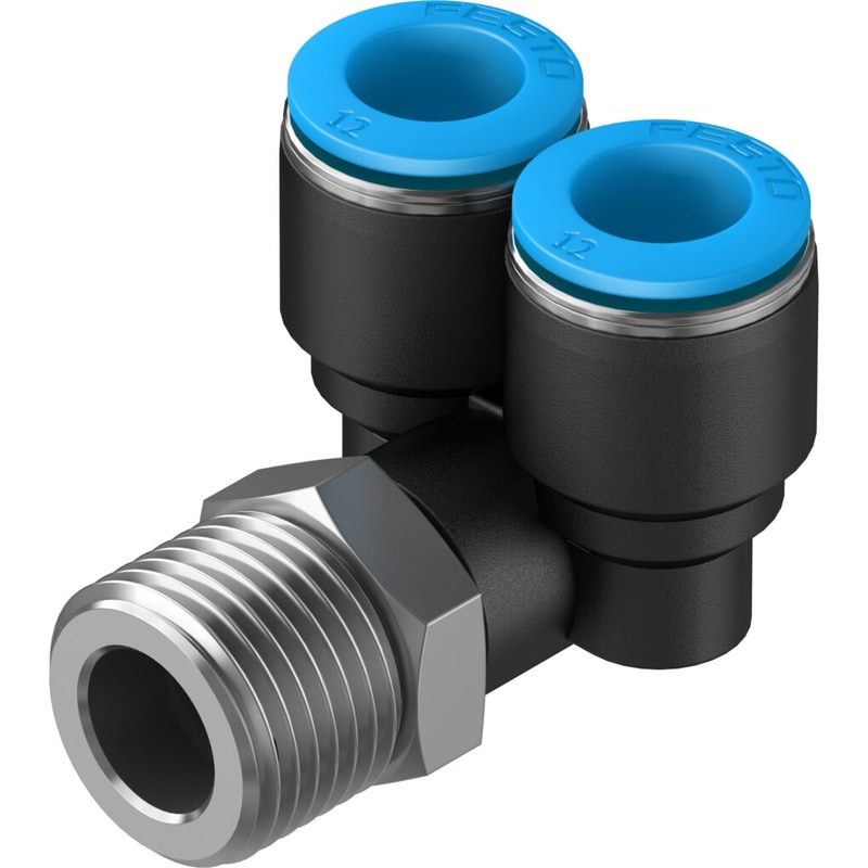 QSYL-1/2-12 push-in Y-fitting