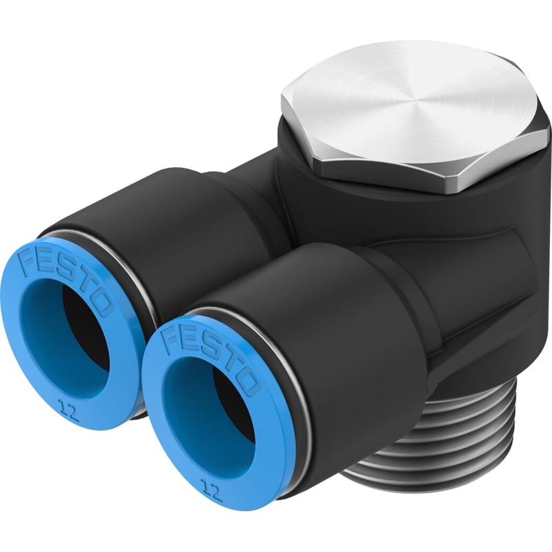 QSYLV-1/2-12 push-in Y-fitting