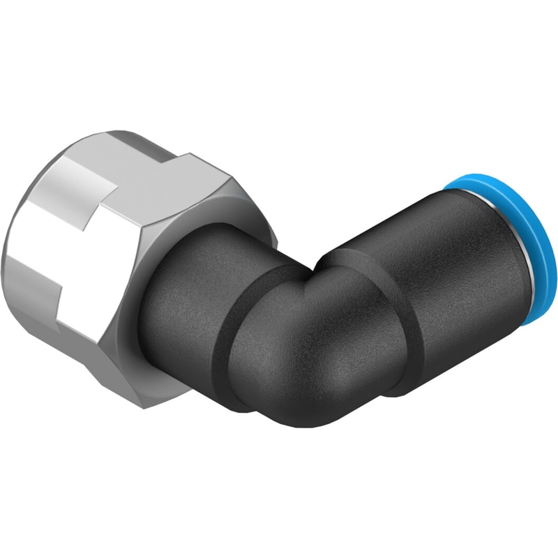 QSLF-1/4-6-B Push-in L-fitting - Image 2