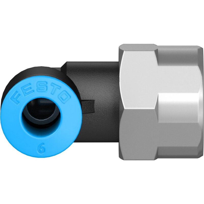 QSLF-1/4-6-B Push-in L-fitting - Image 4