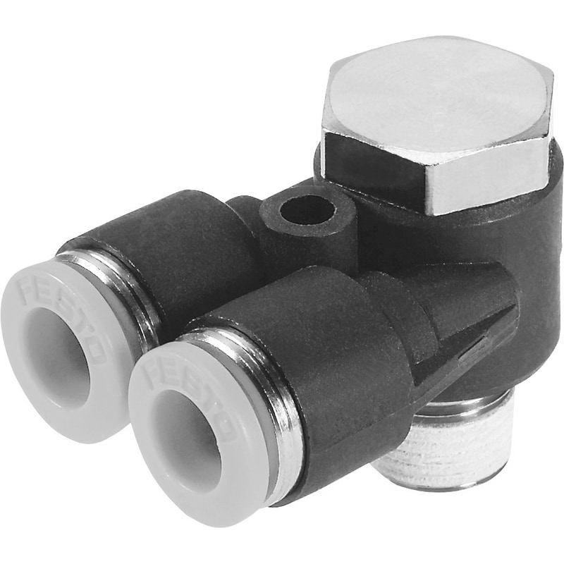 QSYLV-3/8-3/8-U Push-in T-fitting