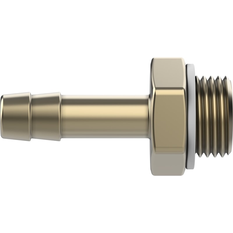 N-1/4-P-9-MS Barbed hose fitting - Image 3