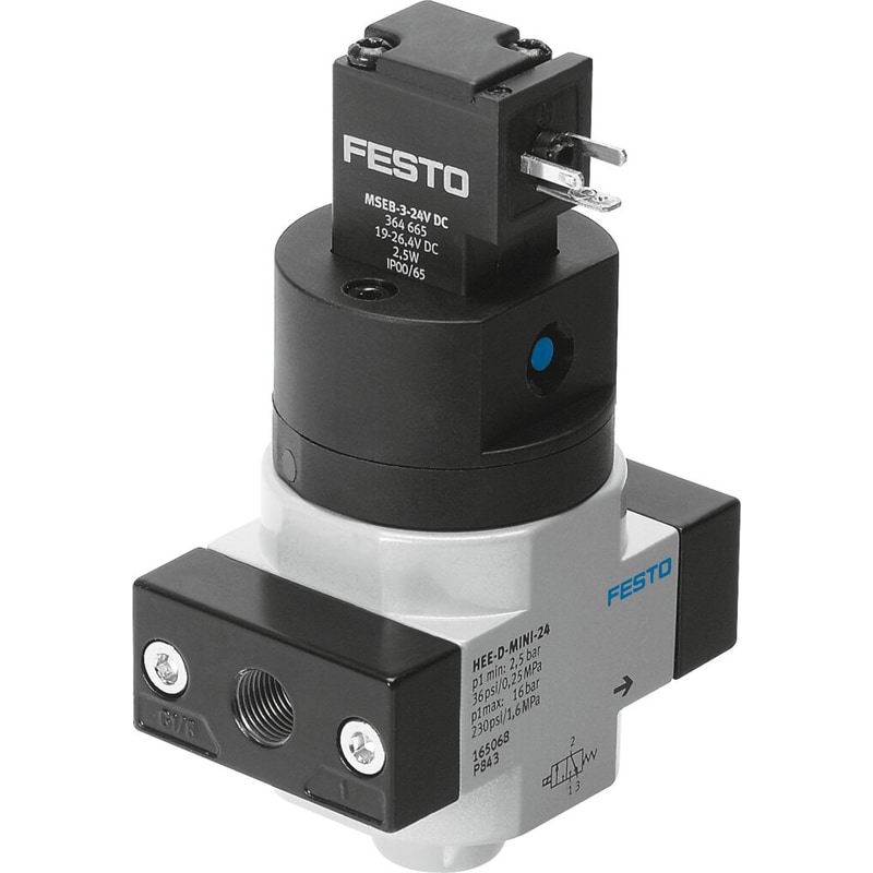 On/off valve HEE-1/4-D-MINI-24-NPT