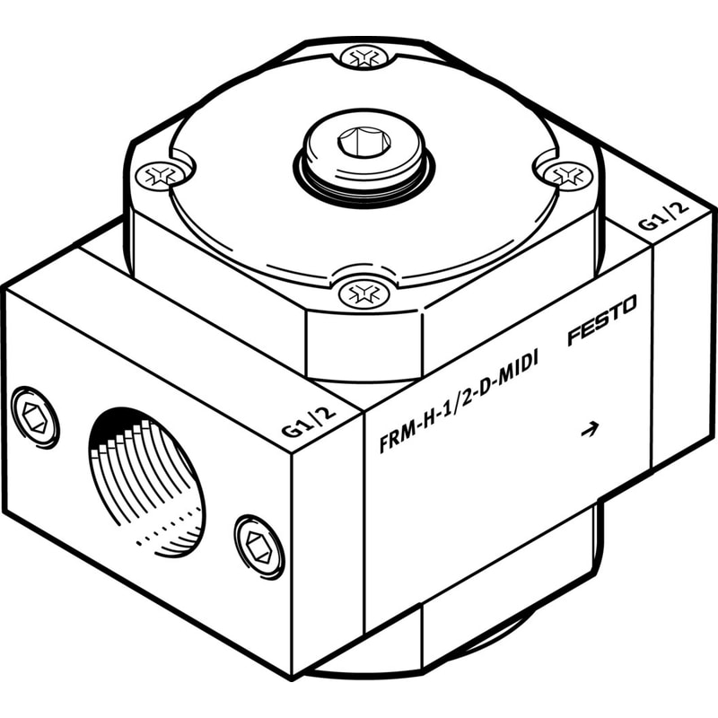 Branching module FRM-H-1/2-D-MAXI