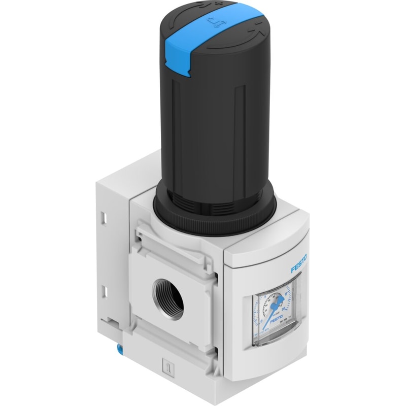 Pressure regulator MS6N-LRB-1/2-D7-AS-BI
