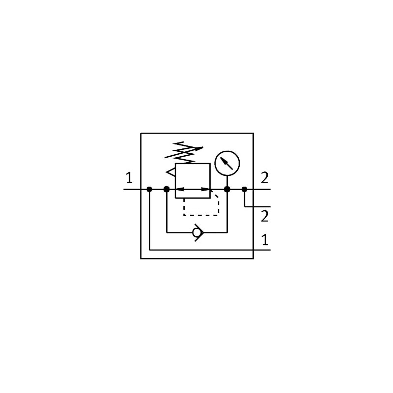 Pressure regulator MS6N-LRB-1/2-D7-AS-BI - Image 3