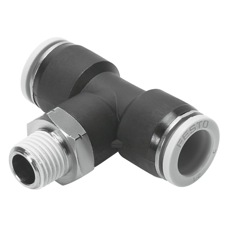 QBT-1/4-5/32-U Push-in T-fitting