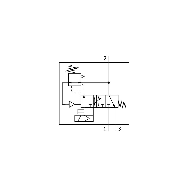 Soft start/quick exhaust valve MS9-SV-G-C-V24-S-VS - Image 2