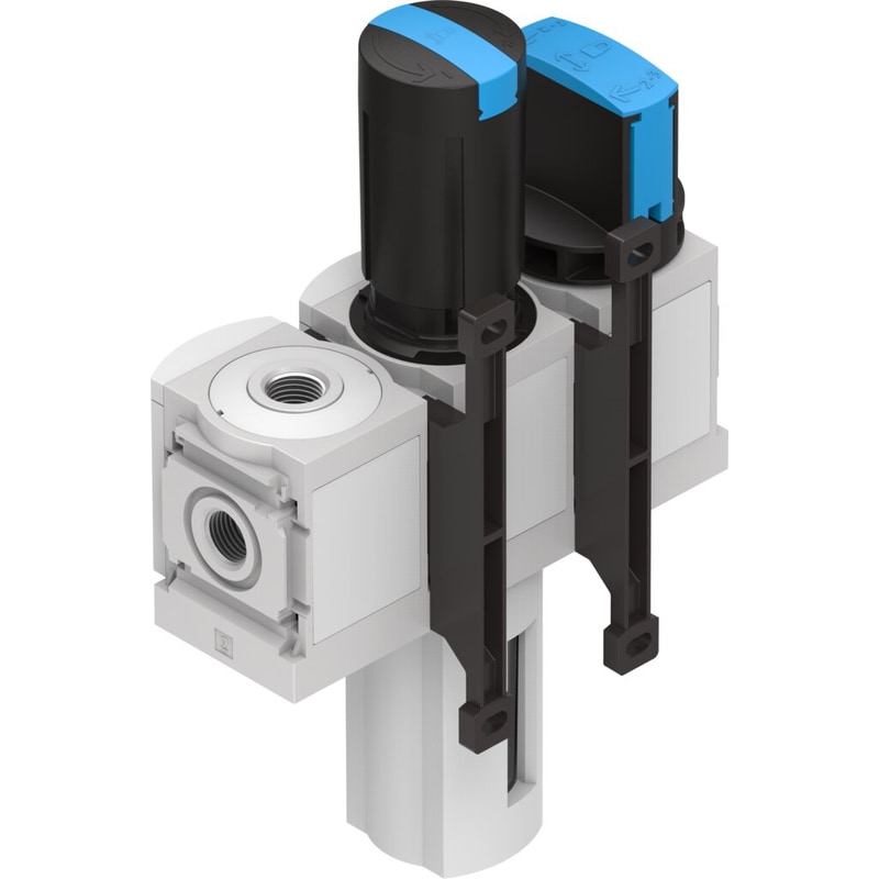Air preparation combination unit MSB6-1/2:C3:J1:F12-WP - Image 2